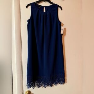 Ladies AB studio navy dress size 8 new with tags